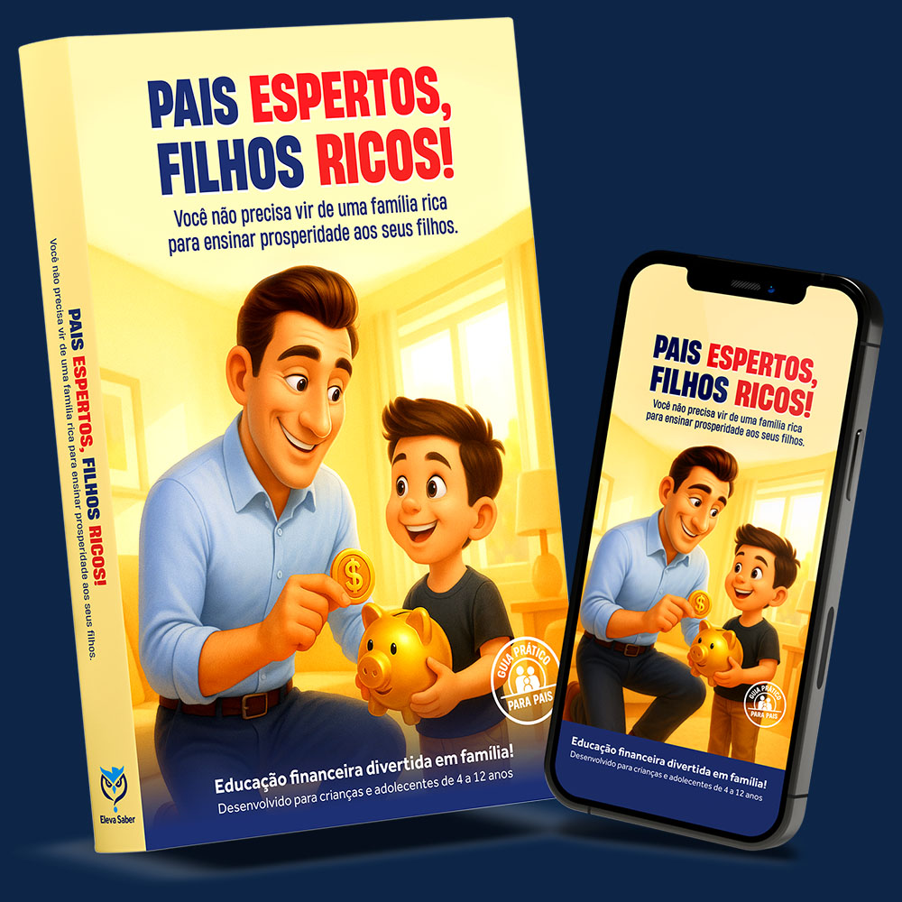 Capa do ebook Pais Espertos, Filhos Ricos!