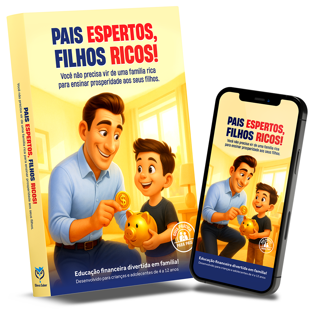 Capa do ebook Pais Espertos, Filhos Ricos!